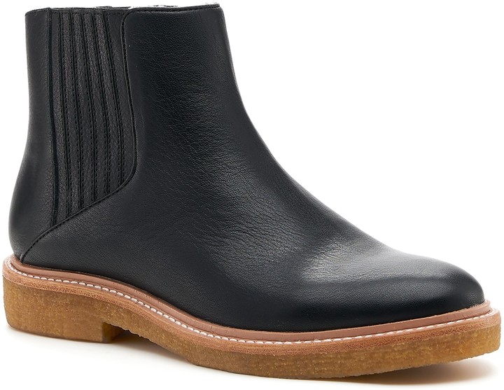 shearling lined chelsea boots