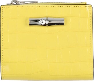 Longchamp Wallet Yellow - ShopStyle