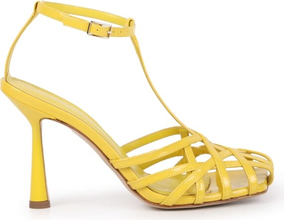 yellow aldo heels