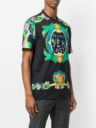 Versace Beverly Palm print T-shirt