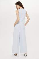 Thumbnail for your product : Topshop Pale Blue Wide Leg Trousers