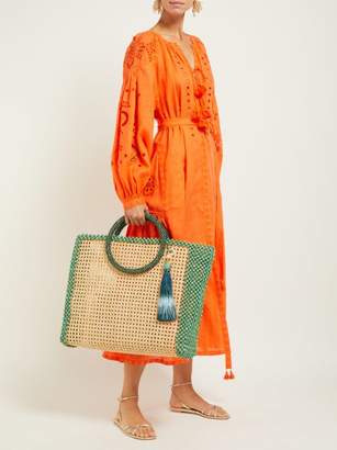 Rosantica Elle Wooden-bead Tote Bag - Womens - Green Multi
