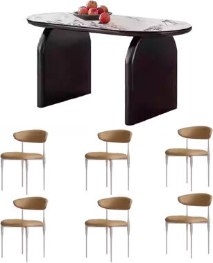 ASS Comfort Zone Minimalist cream style dining table and chair