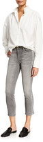 Thumbnail for your product : Frame Le High Straight Foil Tux Jeans
