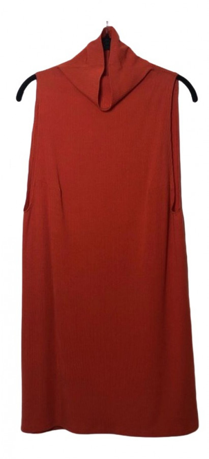 reformation orange dress