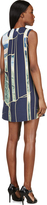 Thumbnail for your product : 3.1 Phillip Lim Navy & Green Silk Breakthrough Moments Dress