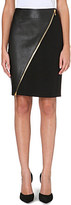 Thumbnail for your product : Emilio Pucci Asymmetric leather pencil skirt