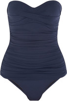 Thumbnail for your product : Heidi Klein Ravello ruched bandeau swimsuit