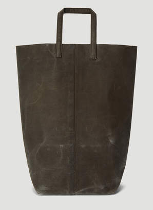 Funagata 005 Waxed Short Handle Bag in Grey