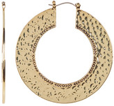 Thumbnail for your product : House Of Harlow Textured Disc Hoop Earrings
