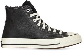 Mens Black Leather Converse | Shop the world's largest collection of  fashion | ShopStyle