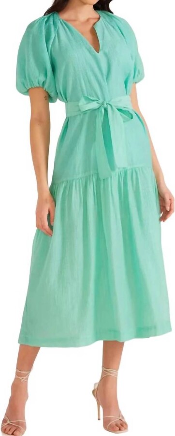 Lucie Midaxi Dress In Mint