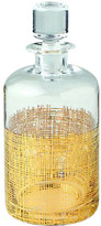 Thumbnail for your product : DwellStudio Gold Crosshatch Cylinder Decanter