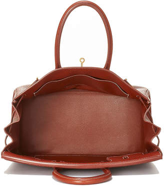 Herms Vintage Brique Birkin Leather Satchel Bag, Brown