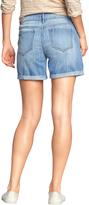 Thumbnail for your product : Old Navy Women's The Sweetheart Embroidered Denim Shorts (5")