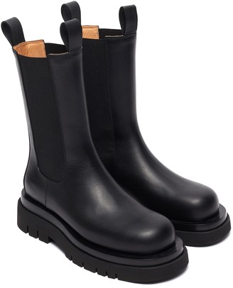 Bottega Veneta Lug' tall leather boots