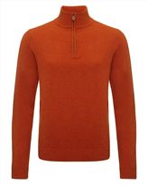 Thumbnail for your product : Jaeger Lambswool Half-Zip Knit