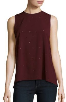 French Connection Nightsky Polly Nocturnal Sequined Shell Top
