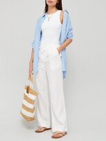 Thumbnail for your product : Very Linen Mix Trouser - White