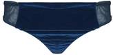 Thumbnail for your product : Ouihours Yes Master Blue Velvet Thong