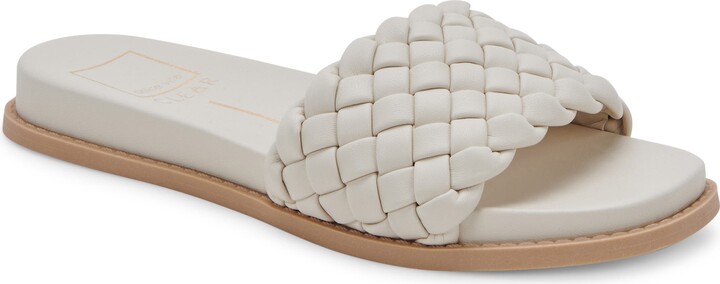 Dolce Vita White Slide Women's Sandals | Shop the world's largest 