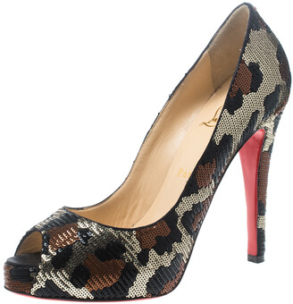 leopard print louboutin heels