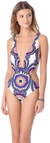 Thumbnail for your product : Mara Hoffman Pow Wow Cutout One Piece Swimsuit