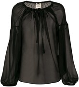 Thumbnail for your product : Semi-Couture Oversized Long-Sleeve Blouse