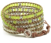 Thumbnail for your product : Chan Luu Ombre Beaded Wrap Bracelet