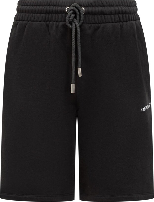 Off-White Logo Detailed Drawstring Shorts