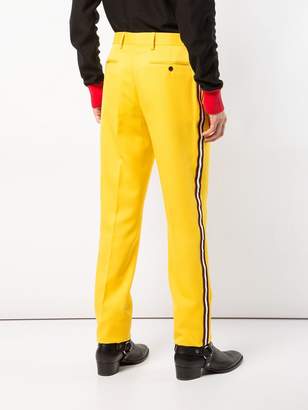 Calvin Klein uniform stripe trousers