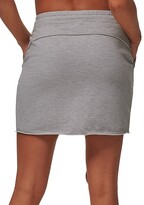 Thumbnail for your product : Andrew Marc Off Duty French Terry Raw Edge Skirt