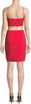 Thumbnail for your product : Maria Bianca Nero Melani Cutout V-Neck Mini Dress