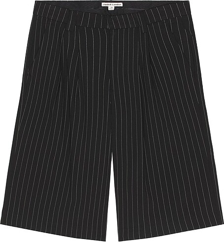 Jaded London Pinstripe Goliath Baggy Shorts