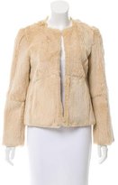 Thumbnail for your product : DKNY Fur Open Front Jacket