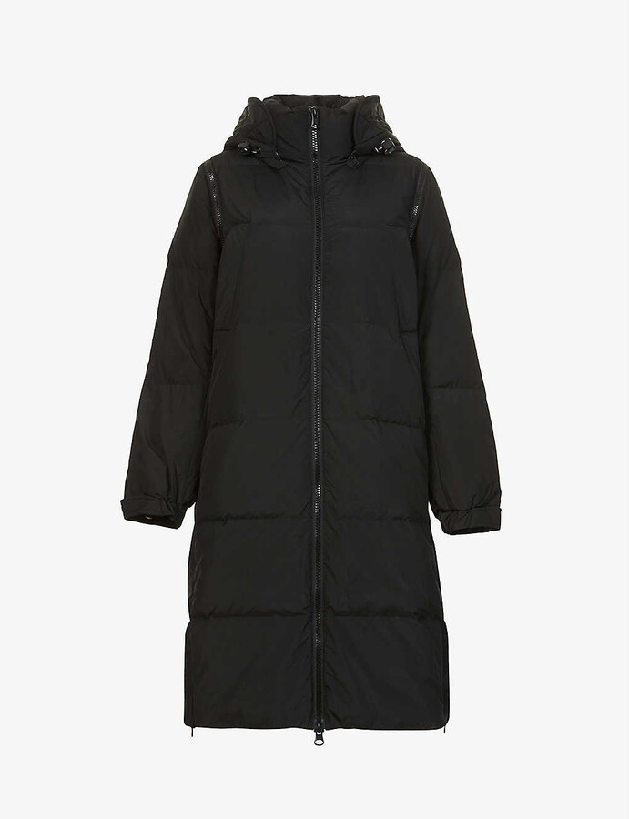 extra long padded coat
