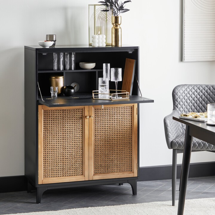 Dunelm Franco Bureau Black ShopStyle Buffets & Sideboards