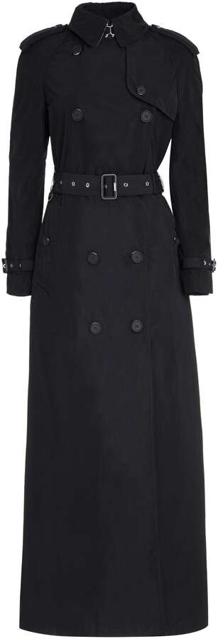 extra long black coat