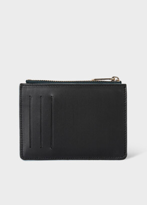 Paul Smith Women's Turquoise Colour-Block Leather Wallet