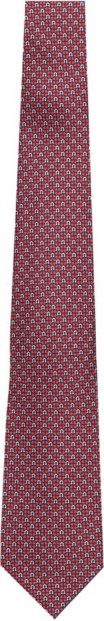Ferragamo Gancini Hearts Printed Tie
