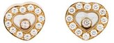 Thumbnail for your product : Chopard Happy Diamond Heart Stud Earrings