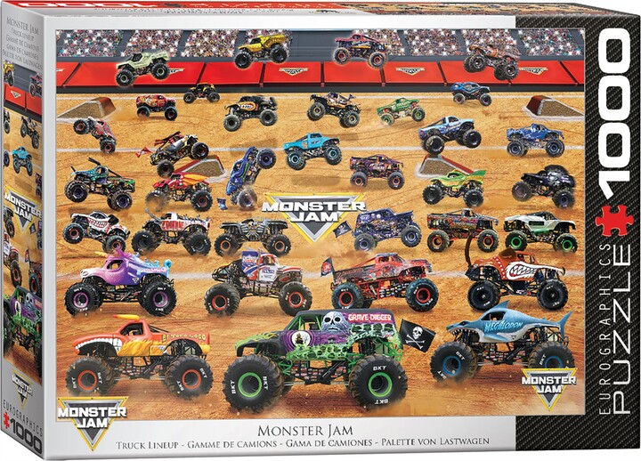 Eurographics Monster Jam Truck Lineup 1000Piece Puzzle, Adult