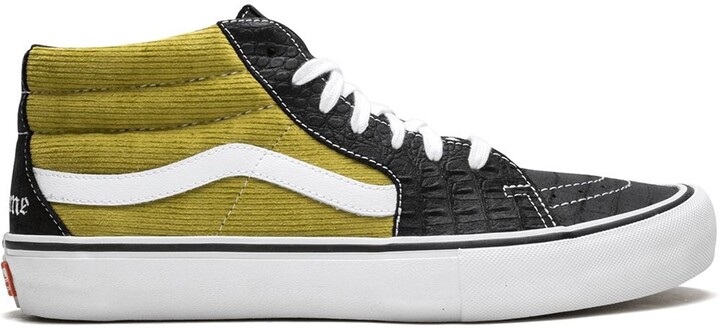 vans sk8 mid yellow