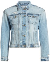Thumbnail for your product : Joe's Jeans Cropped Distressed Denim Jacket