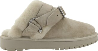 【送料&関税込】Burberry Embroidered Fabric Mews Mules Burberry Mews mules for Women - Printed in UAE | Level Shoes