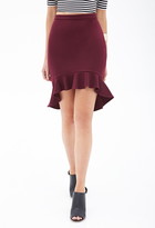 Thumbnail for your product : Forever 21 Ruffled Crepe Woven Skirt