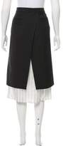 Thumbnail for your product : Maison Margiela Wool Midi Skirt w/ Tags