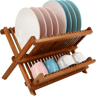 YITAHOME Wood Dish Rack - ShopStyle Pantry Cabinets