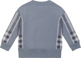 Thumbnail for your product : Burberry Children Checked cotton sweatshirt