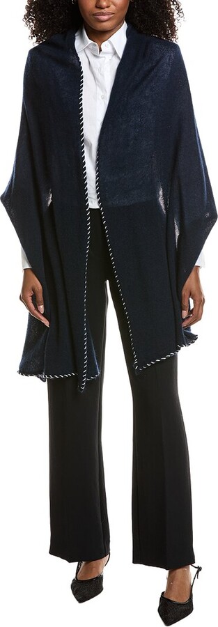 Portolano Whipstitch Cashmere Wrap